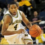 Guard Darius Morris (#4) during Michigan Guard Darius Morris (#4) during Michigan