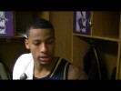 Video: Trey Burke, Tim Hardaway Jr., Jordan Morgan and Nik Stauskas react to blowout win over Northwestern