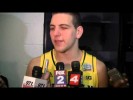 Video: Mitch McGary, Glenn Robinson III and Spike Albrecht talk Final Four win over Syracuse