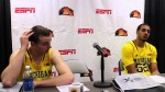 Video: Nik Stauskas, Jordan Morgan react to Charlotte upset