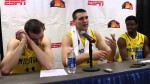 Video: Nik Stauskas, Mitch McGary and Derrick Walton after comeback win over Florida State