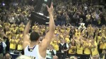 Video: Michigan players celebrate Big Ten Championship