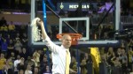 Video: Michigan cuts down the nets at Crisler Center