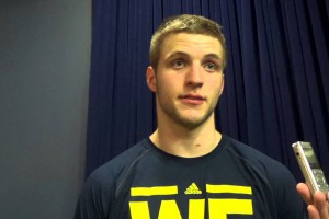 Video: Derrick Walton, Zak Irvin and Max Bielfeldt talk overtime loss to Wisconsin